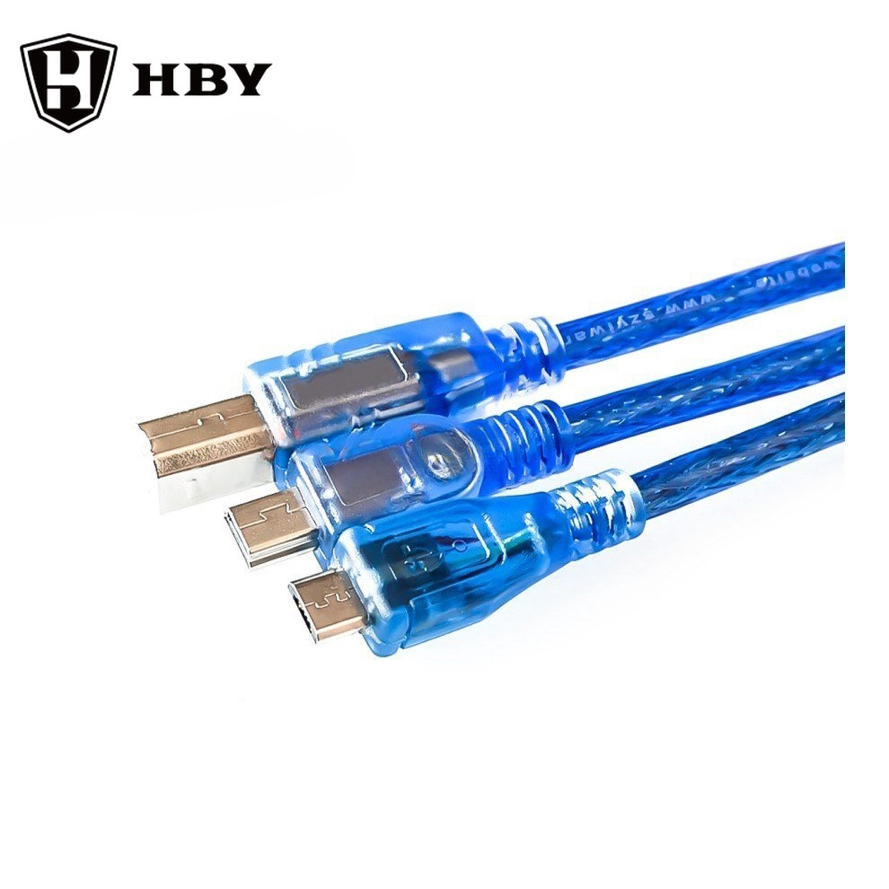 30cm 50cm 100cm Cáp USB Cho Uno r3 Dành Cho Nano / MEGA 2560 / Leonardo / Pro Micro / DUE Màu Xanh C