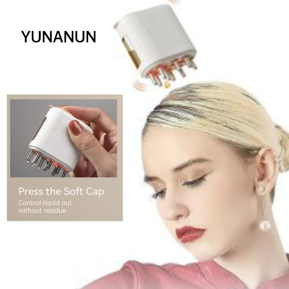 Yunaun Dầu Tóc Applicator Di Động Tăng Trưởng Tóc Dầu Áp Dụng Đầu Chất Lỏng Bàn Chải Cho Tinh Dầu Điều Trị Tóc Chăm Sóc Tăng Trưởng Tóc Tinh Dầu Chất Lỏng Hướng Dẫn Máy Mát Xa
