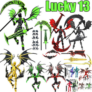  Hot Lucky 13 Đồ Chơi Death Vs Thiên Thần 3D In Robot Đồ Chơi Dummy 13 Nhân Vật Hành Động May Mắn 13 Mẫu DIY Chiến Đấu Một Duel Búp Bê Hội Đồ Chơi Mô Hình Quà Tặng Trẻ Em 