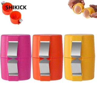 Dụng cụ mở trứng SHIKICK, Dụng cụ làm bánh nhà bếp Dụng cụ mở vỏ trứng gia dụng, Dụng cụ tách trứng cầm tay dễ thương bằng thép không gỉ để nấu ăn cắm trại