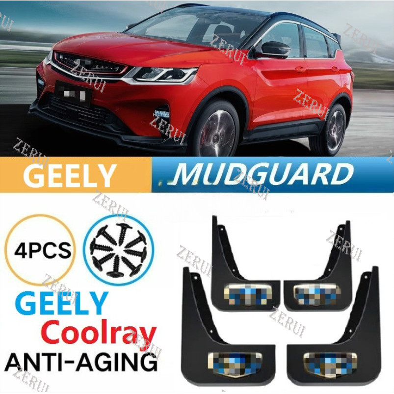 ZR Dành Cho Geely Coolray 4 Chiếc Chắn Bùn Ô Tô Bắn Vệ Fender Chắn Bùn Tương Thích Với Geely Coolray