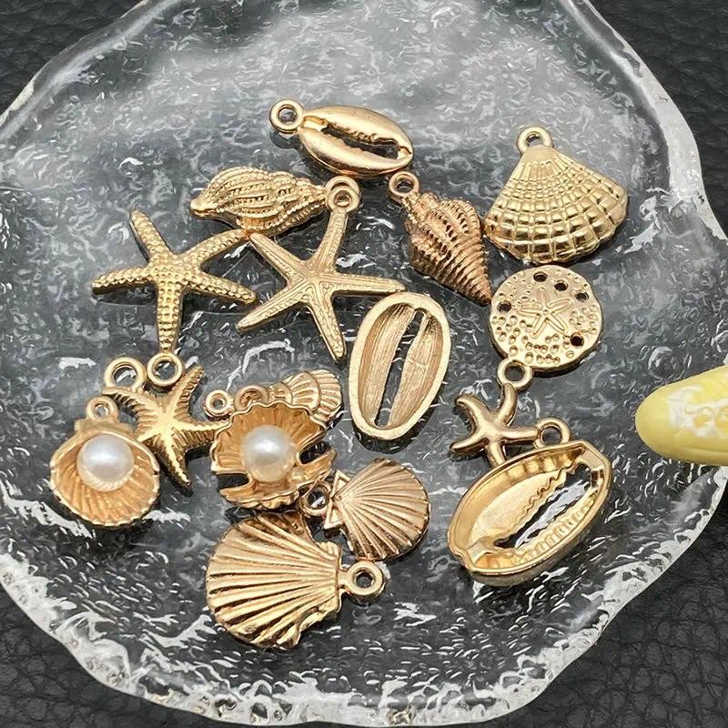 16 Bộ Hợp Kim Sinh Vật Biển Quyến Rũ - DIY Vòng Cổ và Vòng Tay