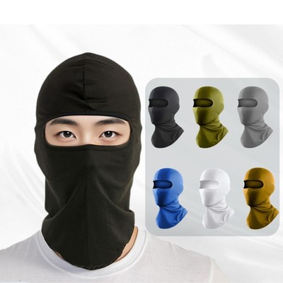 Khăn trùm đầu chống nắng đội nón Fullface đi phượt đi xe máy - Vải mát co dãn 4 chiều thấm hút mồ hôi