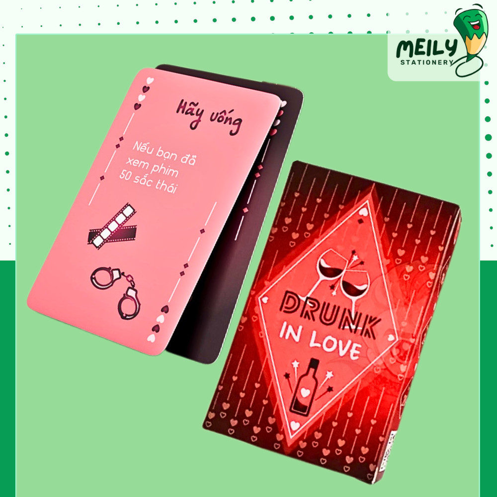 Bộ bài drunk in love hẹn hò khám phá người yêu boardgame hot giúp cặp đôi gắn kết