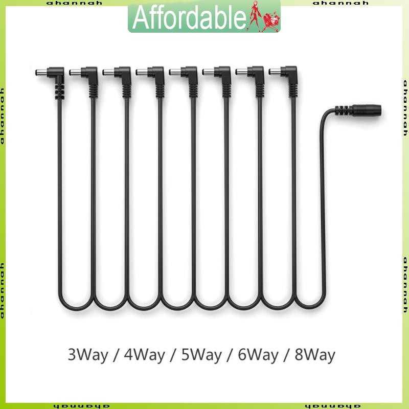 AH 8 Cách Đàn Guitar Daisy Dây Xích Cáp Nguồn Cho Đàn Guitar Bàn Đạp Bộ Chuyển Đổi Nguồn Điện Guitar