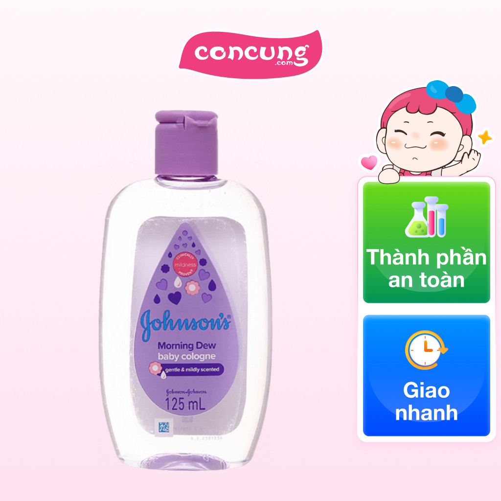 Nước hoa hương ban mai Johnson Baby cho bé 125ml