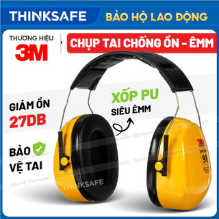 Chụp tai chống ồn 3m h9a / 3m h9p3e độ giảm ồn 25db phone chống ồn cao cấp bảo vệ tai - thinksafe