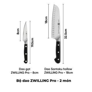 Bộ Dao Làm Bếp 2 Món Zwilling Pro
