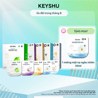 Hộp Mặt Nạ KEYSHU 10 Miếng 30ML Dưỡng Ẩm, Làm Mềm Da, Hỗ Trợ Ngăn Ngừa Lão Hóa