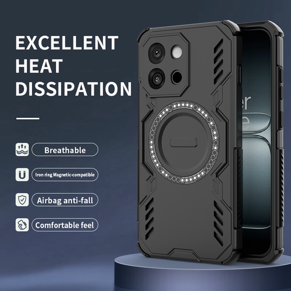 Vỏ từ tính thời trang cho OnePlus 13T 5G Vỏ tản nhiệt 1 + 13T Vỏ nhựa cứng chống sốc
