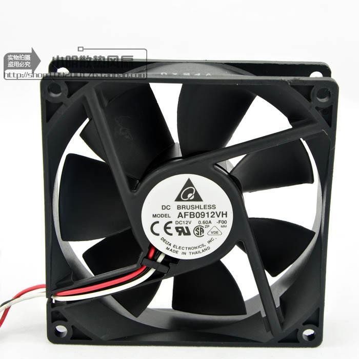DELTA DELTA AFB0912VH 9025 9cm 0.6A 12V Quạt bóng đôi âm lượng không khí cao