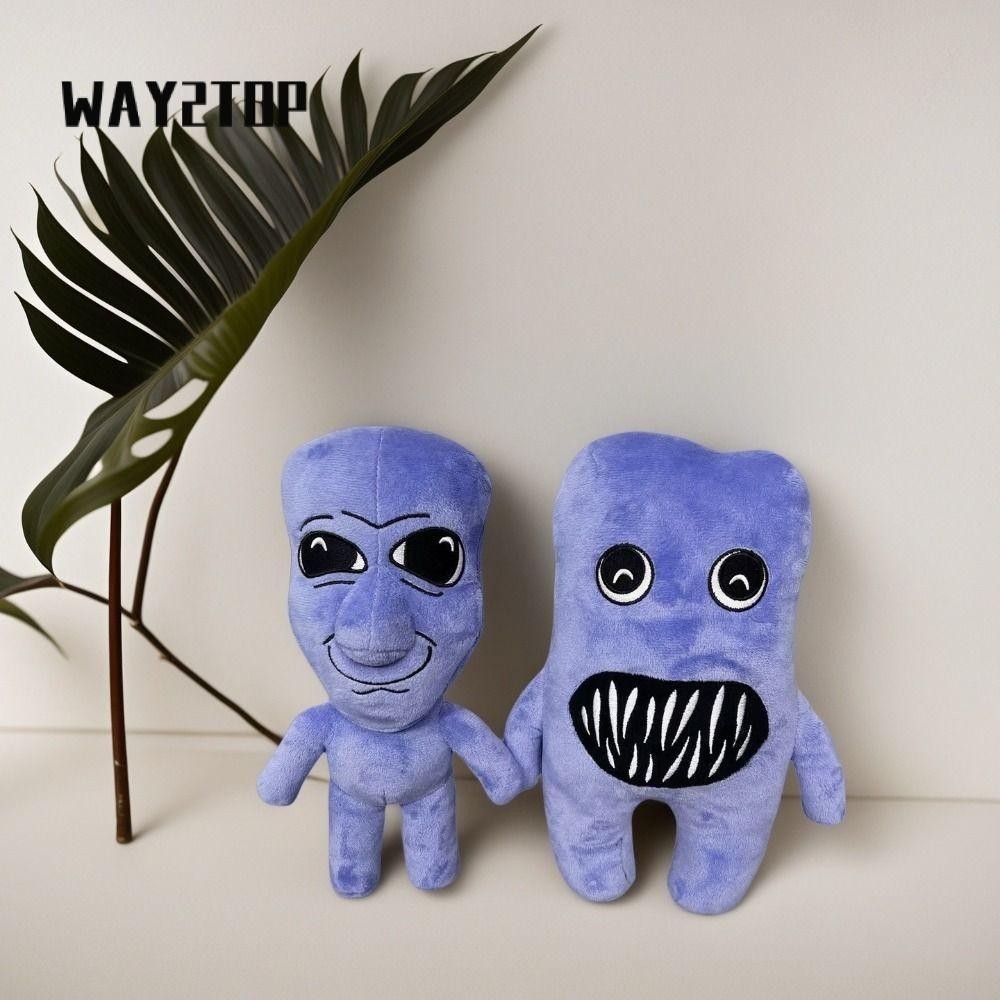 WAY2TOP Búp bê sang trọng Blue Demon, Đồ chơi nhồi bông mềm mại sang trọng Ao Oni, Phim hoạt hình Th