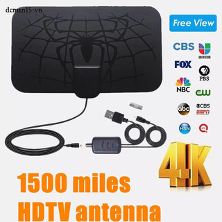 Ăng-ten HDTV AAVN 1500 dặm Ăng-ten kỹ thuật số trong nhà DVB-T2 Kênh địa phương 4K AFD