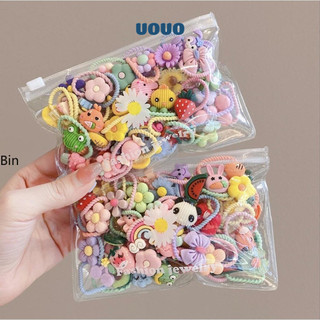 Set 10 Dây Thun Cột Tóc Co Giãn Cho Bé Gái