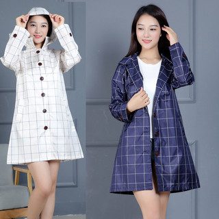 Áo mưa dài tay có mũ trùm đầu nhẹ mở rộng Áo mưa đi bộ đường dài