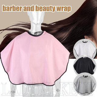 Nhiều Màu Sắc Nylon Người Lớn Không Dính Tạp Dề Có Thể Tháo Rời Chống Thấm Nước Cắt Tóc Yếm Salon Tóc Khăn Choàng