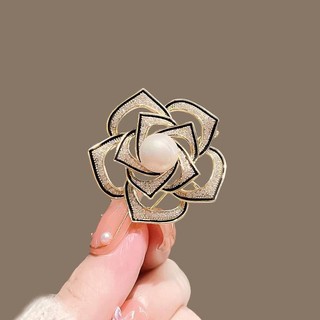 Trâm cài ngọc trai ba chiều phong cách thơm đầy kim cương nhỏ đầy đủ mùa thu đông ghim cài áo  Trâm cài quần