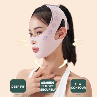 V Mặt Băng Nâng Làm Săn Chắc Mặt Đôi cằm Đường V Điêu Khắc Ngủ Mặt nạ Băng T9N4