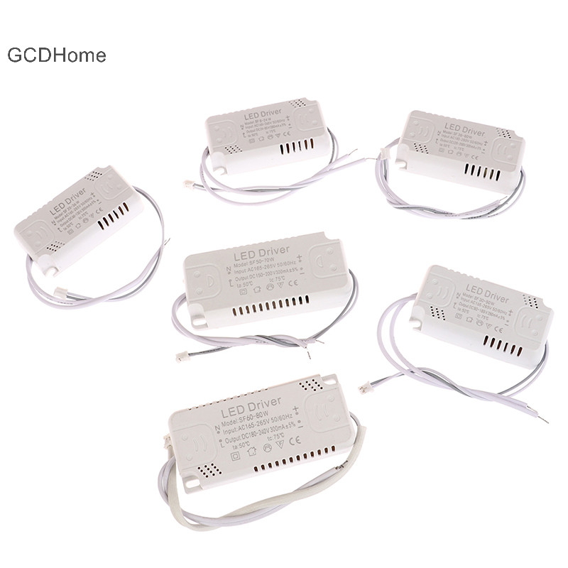 Gcdhome LED Driver 300mA Board 8-24W 20-36W 30-50W 36-60W 50-70W 60-80W Đèn LED nguồn HOT
