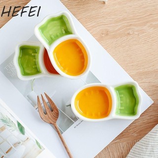 HEFEI Bát Gerbil Chuột Đĩa Gia Vị Gốm Cà Rốt Hình Nhai Nước Uống