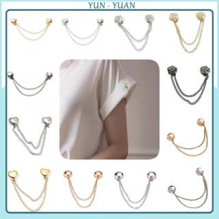 [Yunyuan] Dây chuyền hoa tròn tình yêu Vòng tay và khăn quàng cổ Khóa cố định Nút thắt lưng Dụng cụ rút ngắn áo thun