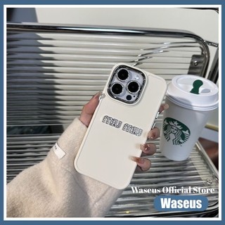 Ốp Điện Thoại MIU MIU Thanh Lịch Cho iPhone 16 Pro 16 Plus 15 14 13 12 Pro Max 11 XS Max XR X 7P 8P Vỏ