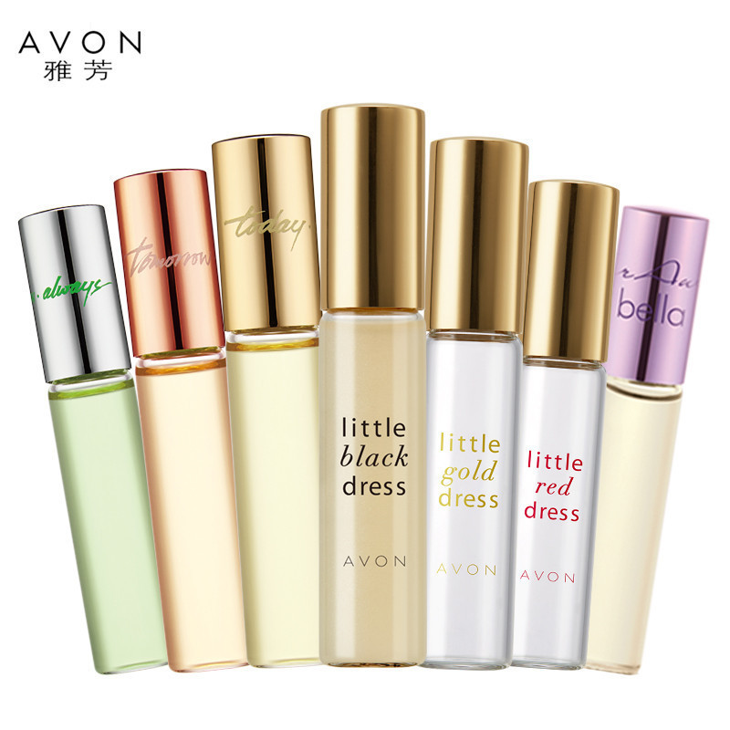 Đảm Bảo Avon / Avon Nhỏ Đen Đầm Trắng Đầm Vàng Đầm Đỏ Trái Đất Người Phụ Nữ Hôm Nay Nước Hoa Cuộn Vĩ