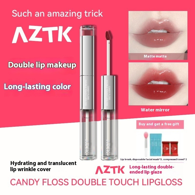 ✨Sản phẩm chính hãng✨Aztk hai đầu  men 02 gương nước ánh sáng cảm giác lâu dài không dễ dàng rơi tra