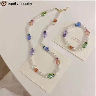 vòng cổ Choker Mặt Hình Trái Tim / Mặt Cười Nhiều Màu Sắc Thời Trang Hàn Quốc Cho Nữ