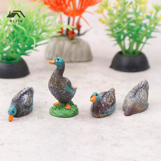 < Rctlb > 1Pc Mini Vịt Động Vật Các Bức Tượng Nhỏ Thủ Công Nhà Vườn Cổ Tích Terrarium Trang Trí Xe Trang Trí Đang Bán