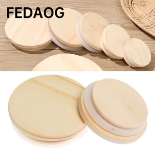 FEDAOG Đậy Lọ Bằng Gỗ Nhiều Kích Cỡ Có Thể Tái Sử Dụng Ốp