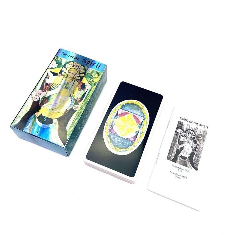 11,5 * 6,5cm Spirit Tarot Bảng tiếng Anh Thẻ trò chơi Tarot of the Spirit Tarot of the Spirit Laser 