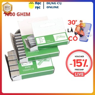 Ghim bấm gỗ chữ U, T 12mm, 8mm - Hợp kim thép