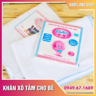 Khăn xô khăn Tắm xuất Nhật cho bé 4 lớp mềm mại