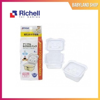 Bộ hộp chia thức ăn RICHELL - hộp đựng thức ăn an toàn để tủ lạnh