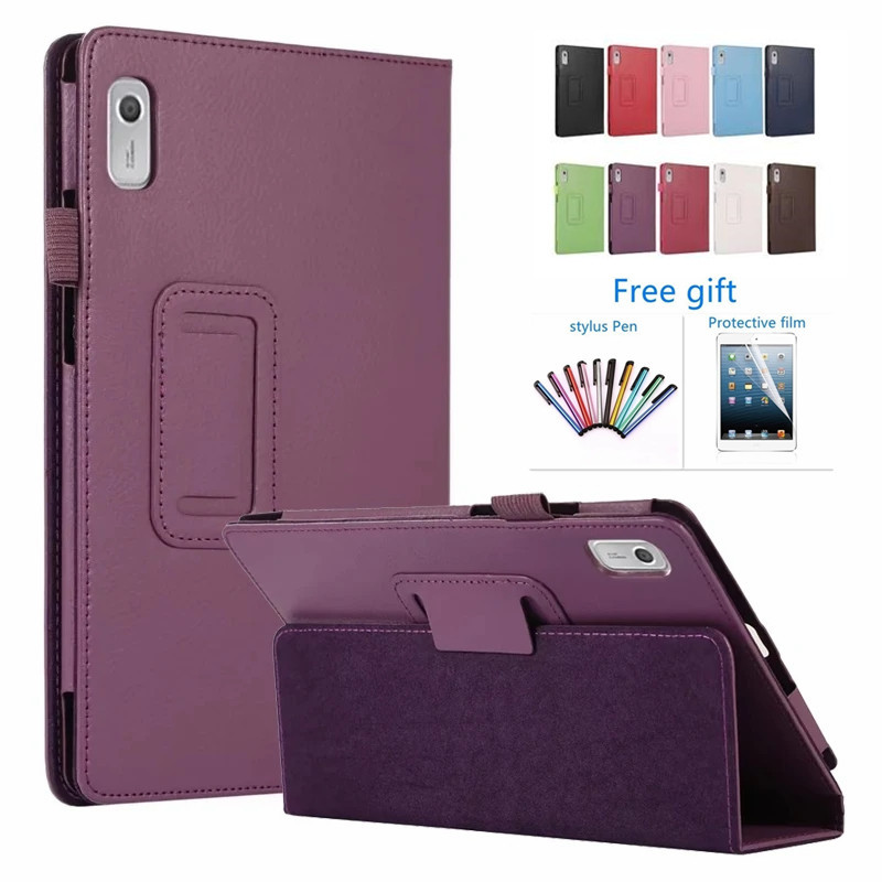 Dành Cho Lenovo Tab M9 Ốp Lưng 9 Inch Từ Tính Da PU Gấp Đứng Flip Cover Cho Coque Lenovo M9 Vỏ Máy T