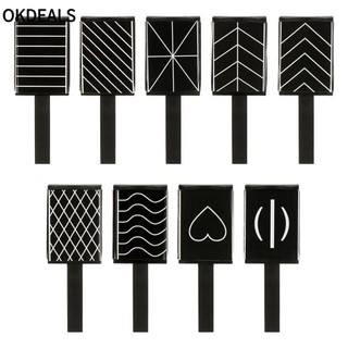 OKDEALS mới về] Miếng dán móng 3D DIY hiệu ứng nam châm mắt mèo độc đáo