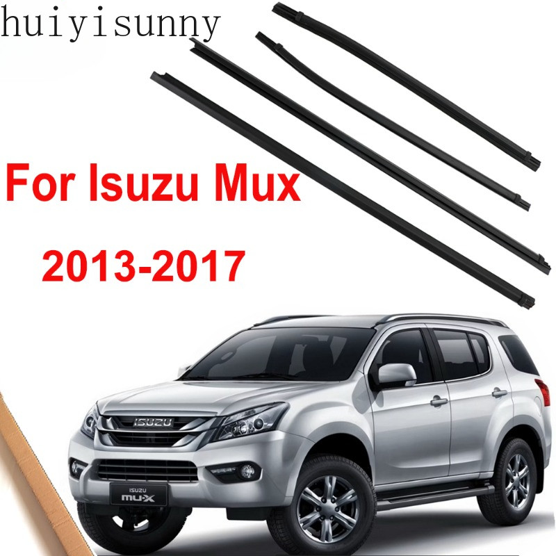 Hys 4 Dải Thời Tiết Cho Isuzu Mux Xe Bên Ngoài Cửa Sổ Đúc Weatherstrip Seal Belt Dải Thời Tiết Cửa S