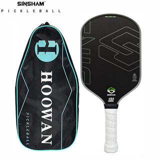  Hot Pressing SINSHAM 16MM Pickleball Paddles T700 Sợi Carbon Pickleball Vợt Với Vải Chải Bề Mặt Thô 