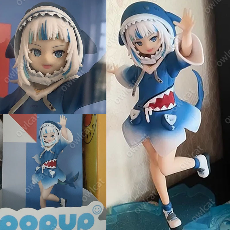 Mô Hình Nhân Vật VTuber Gawr Gura (POP UP PARADE Ver.) 15cm JK Shark Girl Apex Predator Hololive Eng
