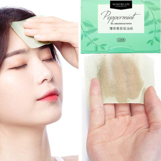 Set 100 Giấy Thấm Dầu Trà Xanh Tự Nhiên Chăm Sóc Da Mặt-INGRI