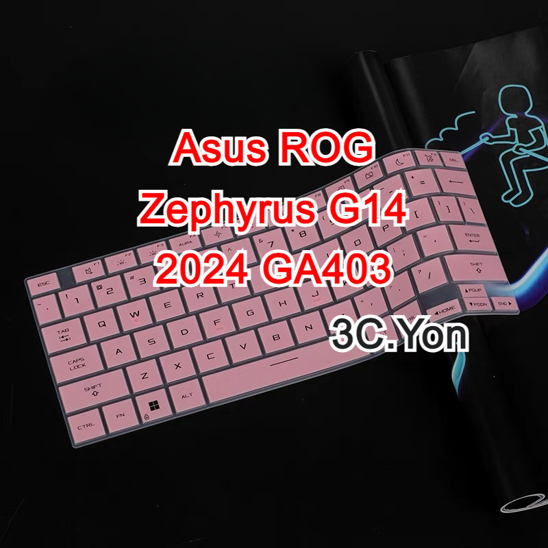 Bảo Vệ Bàn Phím Asus ROG Zephyrus G14 2024 GA403 Bàn Phím Laptop Bao 14 '' inch Silicon Mềm Bàn Phím
