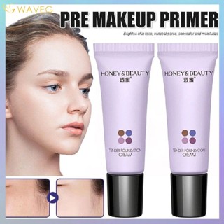  wave Honey & Beauty 2pcs Kem cô lập dưỡng ẩm lót trang điểm che khuyết điểm lâu trôi làm sáng da lỗ chân lông vô hình 