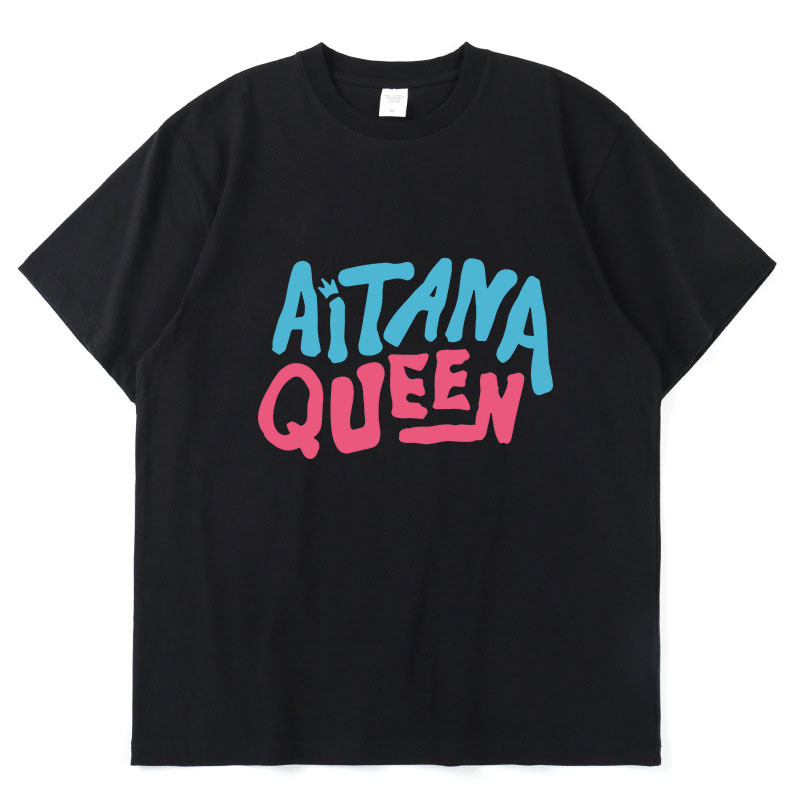 Aitana Ocana Ca Sĩ Thiết Kế Cổ Điển In Hình Đơn Giản Mùa Hè Tay Ngắn Mỏng Chất Lượng Cotton Rời Áo T