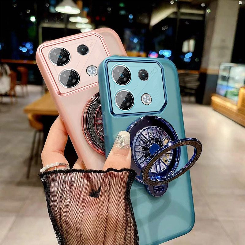 GT 20 Pro Giá đỡ con quay hồi chuyển từ tính sang trọng cho Funda Infinix GT 20 GT20 10 Pro Vỏ mềm t