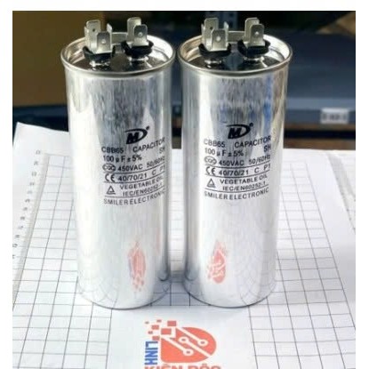Tụ điện tròn nhôm 100MF 400VAC