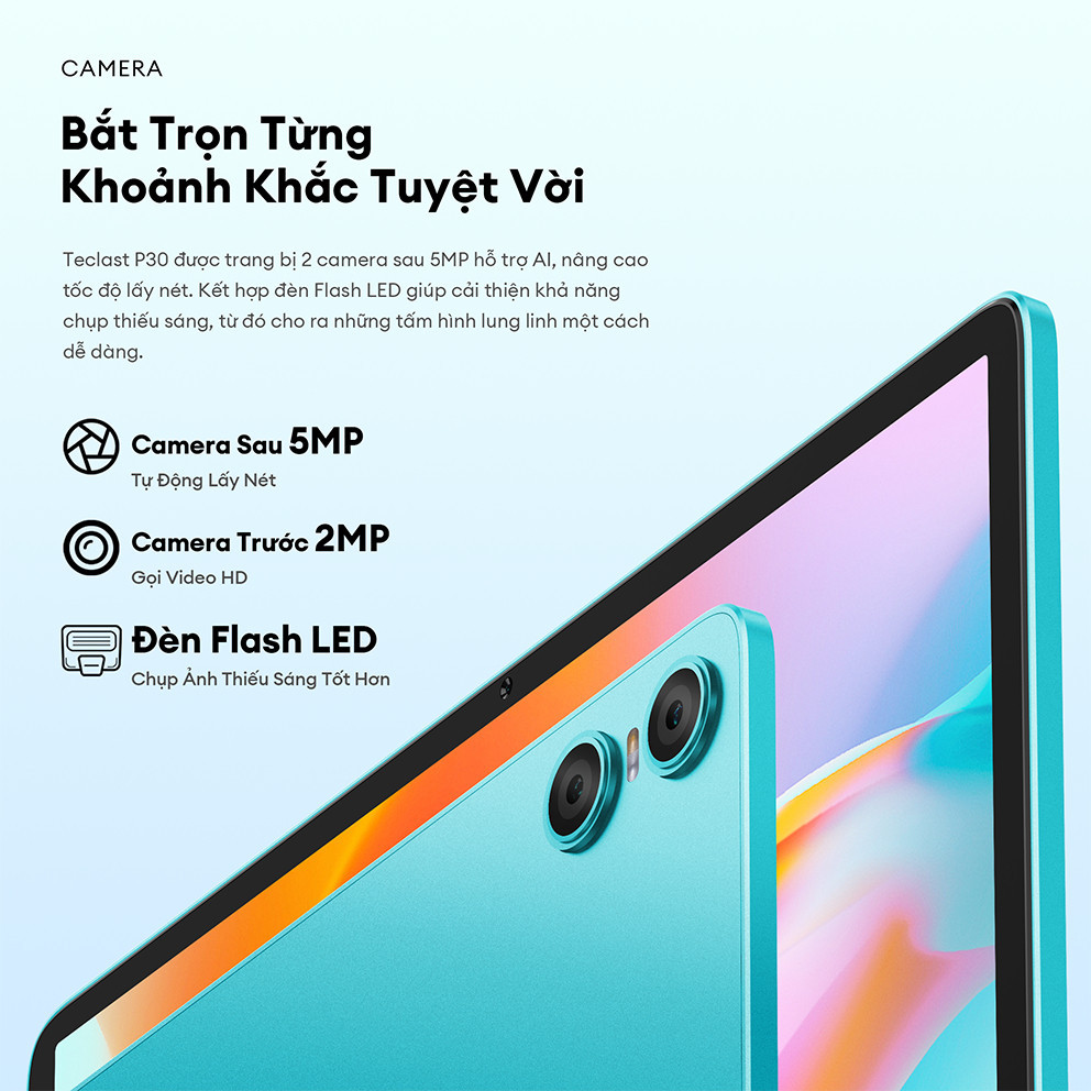 [PHIÊN BẢN MỚI] Máy Tính Bảng Teclast P30 12GB(4+8)/128GB| HD 11” | 6000mAh| 2 Loa Kép | Hàng Chính Hãng | BigBuy360 - bigbuy360.vn