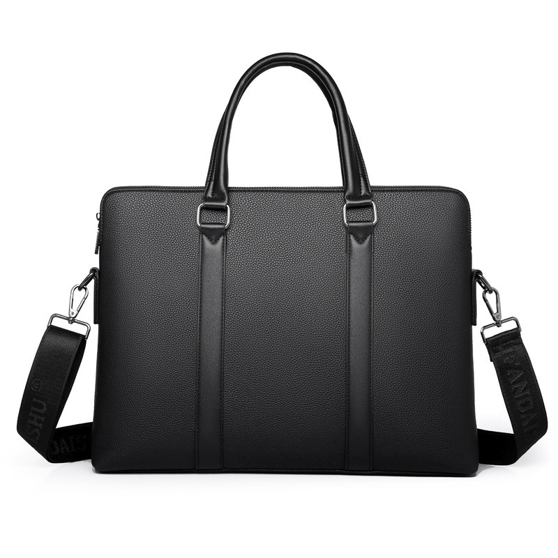 SUNWISH SWS-A27008 14inch Túi xách da thông thường Túi xách nam Túi đeo vai Túi công sở