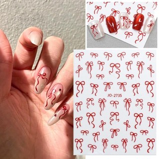 3d Dập Nổi Nơ Dán Móng Tay Giảm Tự Dính Đề Can Cho Salon Tự Làm Móng Tay L1z8