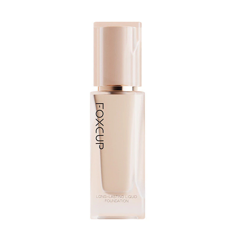 Foxcup Liquid Foundation Concealer Khô Dầu Da Dưỡng Ẩm Lâu Dài Không Móng Vuốt Nền Da Tự Nhiên Kem N